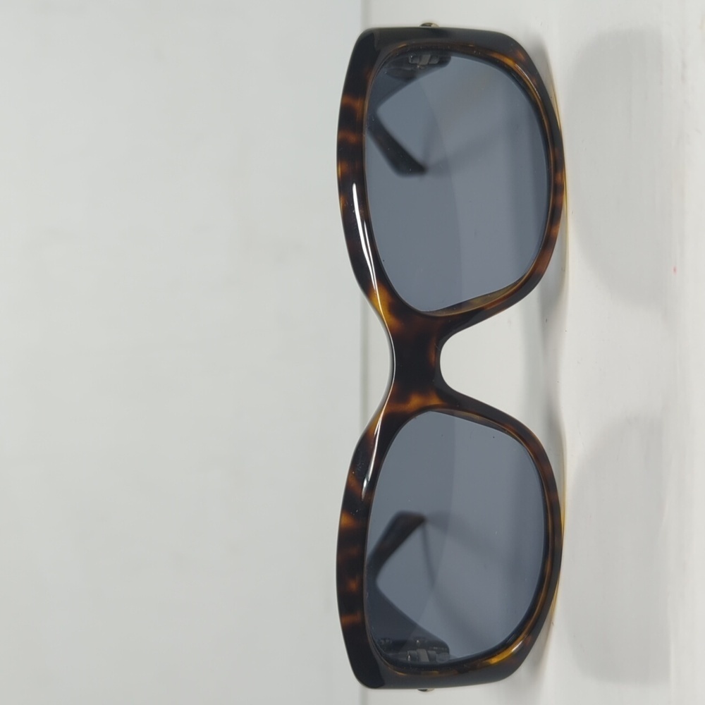 Giorgio Armani Tortoiseshell Frame Sunglasses with Dark Gray Lenses